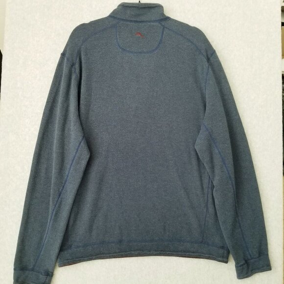 Tommy Bahama Mens Pullover Quarter Zip Sweater Shirt Size L - Picture 3 of 10